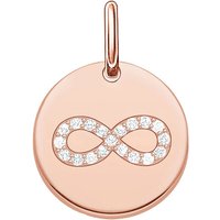 Thomas Sabo Love Coins Rose Gold Plated Infinity Disc Pendant Lbpe0004-416-14
