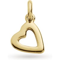 Kirstin Ash Heart Outline Charm 18k-Gold-Vermeil