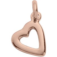 Kirstin Ash Heart Outline Charm 18k-Rose Gold-Vermeil