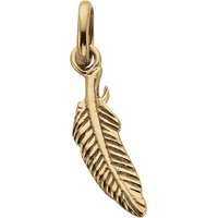 Kirstin Ash Feather Charm 18k-Gold-Vermeil