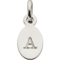 Kirstin Ash A - Oval Letter Sterling Silver