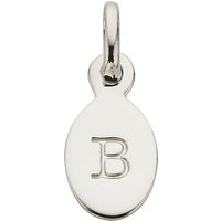 Kirstin Ash B - Oval Letter Sterling Silver