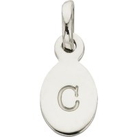 Kirstin Ash C - Oval Letter Sterling Silver