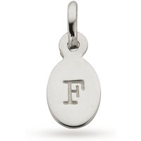 Kirstin Ash F - Oval Letter Sterling Silver