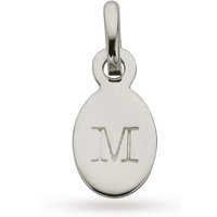 Kirstin Ash M - Oval Letter Sterling Silver