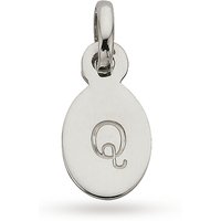 Kirstin Ash Q - Oval Letter Sterling Silver