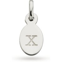 Kirstin Ash X - Oval Letter Sterling Silver