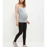 Maternity Grey Strappy Vest New Look