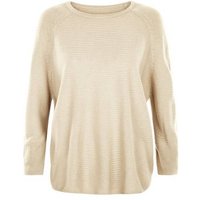 JDY Stone Ribbed Fine Knit Jumper New Look