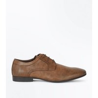 Brown Lace Up Gibson Shoes New Look