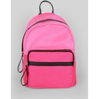 Pink Neon Backpack New Look