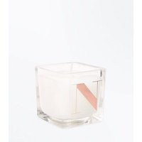 Glass N Initial Candle New Look