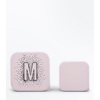 2 Pack Pink Initial M Lunch Box New Look