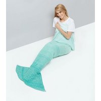 Blue Ombre Mermaid Blanket New Look