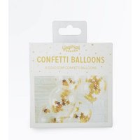 Gold Star Confetti Balloons New Look
