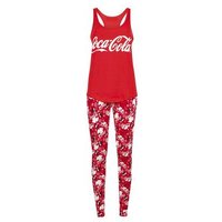 Red Coca Cola Christmas Pyjama Set New Look