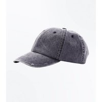 Grey Washed Cap New Look