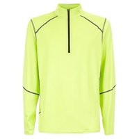 Yellow Mesh Long Sleeve Sports Top New Look