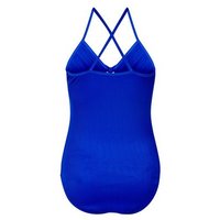 Teens Blue Ribbed Tie Front Swimsuit New Look