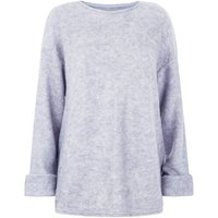 Apricot Pale Grey Brushed Oversized Jumper New Look
