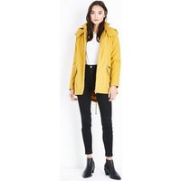 Mustard Yellow Quilt Lined Anorak New Look