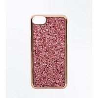 Pink Glitter IPhone Case New Look