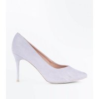 Lilac Sweetheart Pointed Court Shoes New Look
