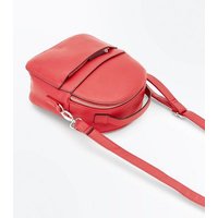 Red Double Zip Front Micro Backpack New Look