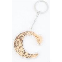 Rose Gold 'C' Initial Keyring New Look