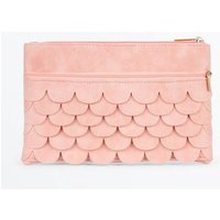 Pink Scallop Pencil Case New Look