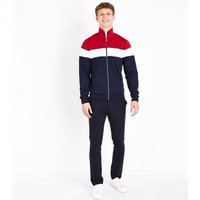 Red Colour Block Track Top New Look