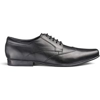 Leather Formal Derby Shoes Standard Fit