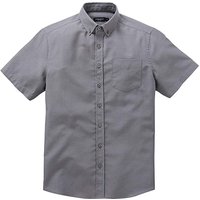 Capsule Charcoal S/S Oxford Shirt L