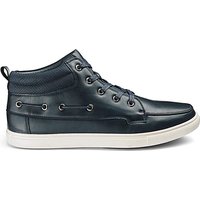 Hi Top Boat Shoes Extra Wide Fit