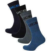 JCB Pack Of 4 Crew Logo Socks