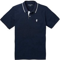 Capsule Navy Tipped Polo Long