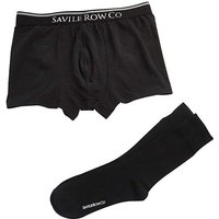 Saville Row Trunk And Socks Gift Set