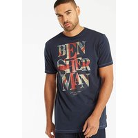 Ben Sherman Union Jack T-Shirt Long