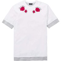 Label J Panther Rose Back Print T-Shirt