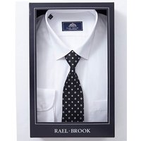 Rael Brook White L/S Shirt And Tie Set R