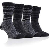 4 Pack Cotton Blend Boot Socks