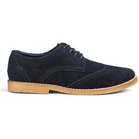 Lace Up Casual Brogues Extra Wide Fit