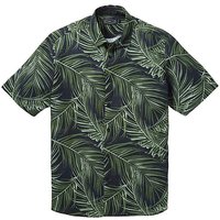 Label J Big Palm Print Shirt Long