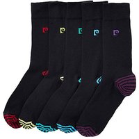 Pierre Cardin Pack Of 5 Heel & Toe Socks