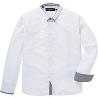 Black Label Plain Double Collar Shirt L