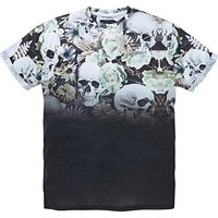 Label J Skull Fade T-Shirt Long