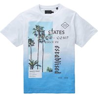 Label J Fade Out Palm Print Tee Long