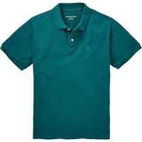 Capsule Teal Embroidered Polo Long