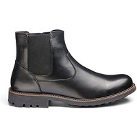 Leather Chelsea Boots Extra Wide