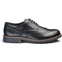 Leather Cleated Brogues Standard Fit